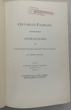Ontarian Families Genealogies Loyalist / Pioneer Families Upper Canada Chadwick