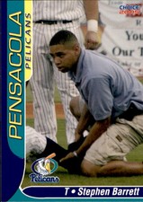 2005 Pensacola Pelicans Choice #25 Stephen Barrett Fort Bragg North Carolina NC