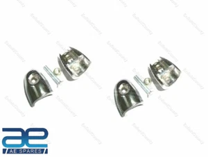 New Lambretta GP SX TV Top Legshield Rubber End Caps Series 3 Scooters - Foto 1 di 1
