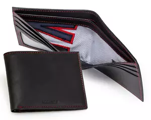 Cleveland Indians MLB Juego Usado Uniforme de Béisbol Cuero Cartera Nuevo en Caja - Imagen 1 de 5