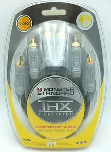 Monster Standard THX V100CV 4' component video cable  - Picture 1 of 3