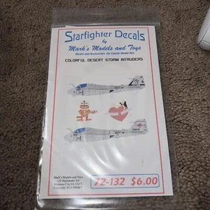 Starfighter Colorful Desert Storm (E)A-6 Intruder Decals 1/72 132  ST - Picture 1 of 2
