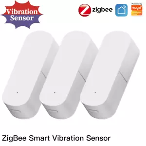 1PC Zigbee Smart Vibration Sensor Detection Alarm Home Security System Control - Picture 1 of 9