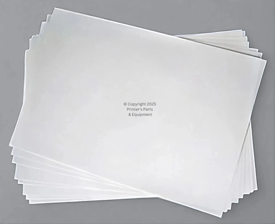 LASER EDGE Polyester Laser Plates 12" x 19 3/8" HP5000 / HP5100 Laser Printer - Image 1 of 1