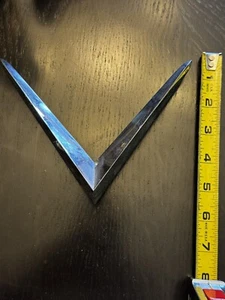 1948- 1949 Cadillac Chrome V Emblem Badge OEM GM 1453974 - Bild 1 von 4