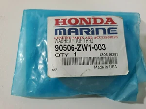 OEM HONDA 70HP / 90HP OUTBOARD SPACER & LOCK NUT 90508-ZW1-003 & 0506-ZW1-003 - Imagen 1 de 2
