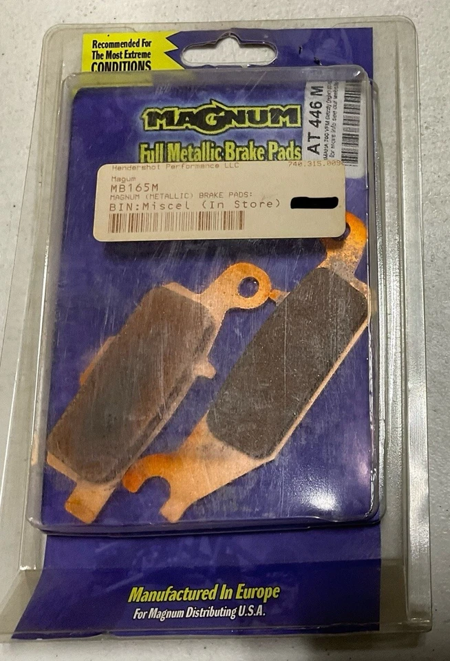 MB165M, Magnum Full Metallic Brake Pads - Изображение 1 из 1