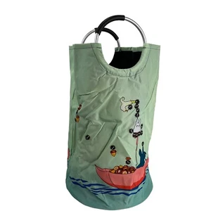 Laundry Hamper Basket Cartoon Anime Clothes Storage Foldable Bag Bin New - Picture 1 of 7