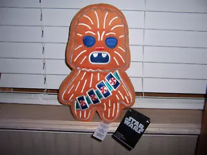Cuscino peluche profumato pan di zenzero Disney Star Wars Chewbacca Chewie Holiday nuovo con etichette - Foto 1 di 4