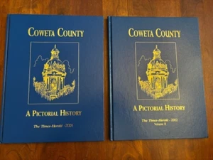 A Pictorial History of Coweta County GEORGIA, Volumes I & II, Newnan, GA - Picture 1 of 1