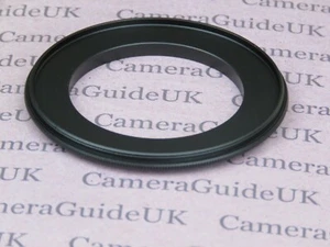 52-72mm 72-52 mm Male to Male Double Coupling Ring reverse macro Adapter 72-52mm - Picture 1 of 2