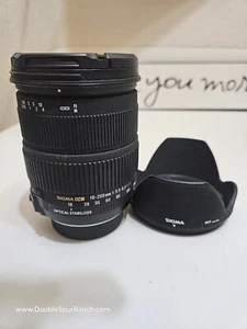 Sigma DC 18-200mm f/3.5-6.3 HSM OS AF ASP DC Lens For Nikon - Picture 1 of 5