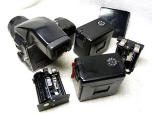 MED.Form. Mamiya 645 PRO TL FILM Camera KIT w/150mm,Winder,Prism,120 & 220 Backs - Picture 1 of 22