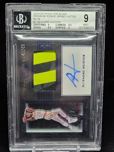 2019-20 Panini One and One De'Andre Hunter Rookie Auto Patch /49 BGS 9 POP 1 - Picture 1 of 2