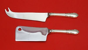 Modern Victorian by Lunt Sterling Silver Cheese Server Serving Set 2pc Custom - Picture 1 of 1