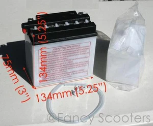 Batería de estator de ATV 12V 9AH 12N9-4B-1 con ácido TAOTAO, ROKETA, ATV SUNL, GO-KART - Imagen 1 de 8