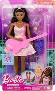 Barbie 65th Anniversary Doll Pop Star Set Singer Doll Toy Stage HRG42 - Picture 1 of 8