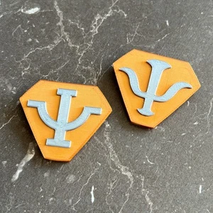 Babylon 5 Psi-Corps Emblem Badge - 3D Printed psi corp - Picture 1 of 5
