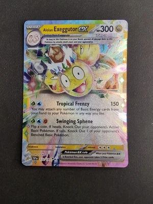 Alolan Exeggutor ex 133/191 Sv08: Surging Sparks Holo - Image 1 of 2