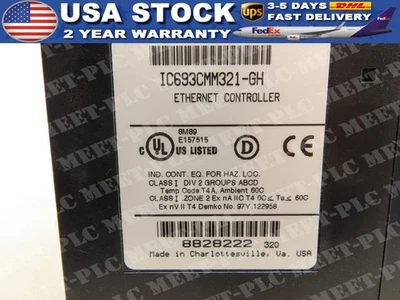 Módulo controlador Ethernet PLC GE Fanuc IC693CMM321-GH CMM321 interfaz Foto 1 de 4