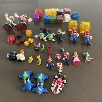 Super Mario Bros. Figures Nintendo Mario Kart Lot Of 41 - Image 1 of 4