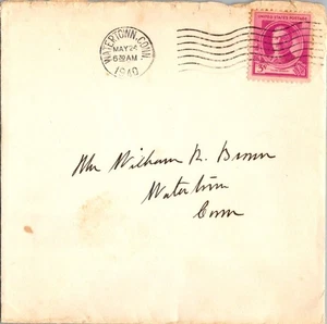 Sympathy Card from Watertown Connecticut - May 24 1940 - Picture 1 of 2
