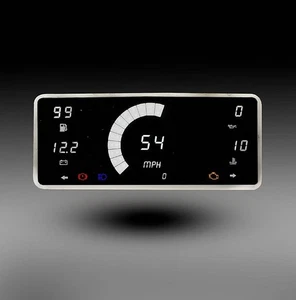 6-Gauge Micro Universal Panel WHITE LED Digital Intellitronix DP10006W USA Made! - Picture 1 of 10