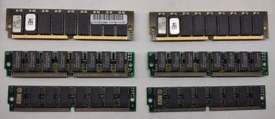 VINTAGE 72-Pin SIMM RAM LOT (3 Pairs / 6 Sticks Total) | 4MB, 8MB Parity, 32MB - Image 1 of 4
