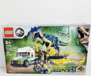 LEGO Jurassic World Allosaurus Transport Truck 76966 Chaos Theory Set New 588pcs - Picture 1 of 9