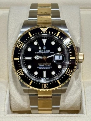Rolex Sea-Dweller 126603 18k Gold 43mm Two-Tone Oyster Black Dial Steel Full Set - Image 1 of 4