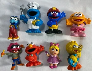Muppet Babys Konvolut 8 PVC Figuren Miss Piggy Gonzo Elmo Cookie etc. - Bild 1 von 1