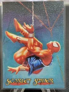 Spider-Man Premium Canvas Insert Card #4 Scarlet Spider 1996 Skybox - Picture 1 of 2