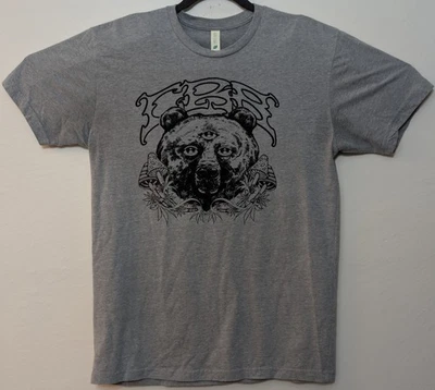 Chris Robinson Brotherhood Three-Eyed Bear M Gray Shirt 19.5" W X 27.5" L - Image 1 of 4