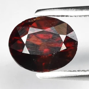 💎 2.08ct 7.5x6mm Ovalado Natural Rojizo Naranja Circón - Sin Calentar, Gema Tanzania - Imagen 1 de 4