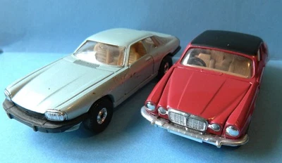 2 Vintage 1980s Corgi 1/32 scale Jaguar XJ12C and XJS collector diecast toy cars - Image 1 of 4