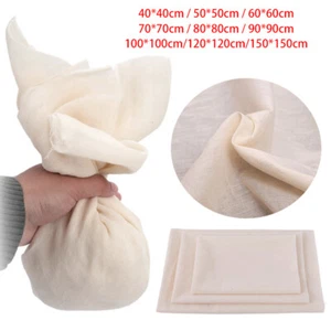 Cheese Cloth Food Straining Cotton Muslin Gauze Cooking Draining Portable Tools - Picture 1 of 17