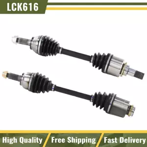 TrakMotive Front CV Axle Shafts Set of 2 For Mazda 3 FWD Turbocharged Manual - Picture 1 of 8
