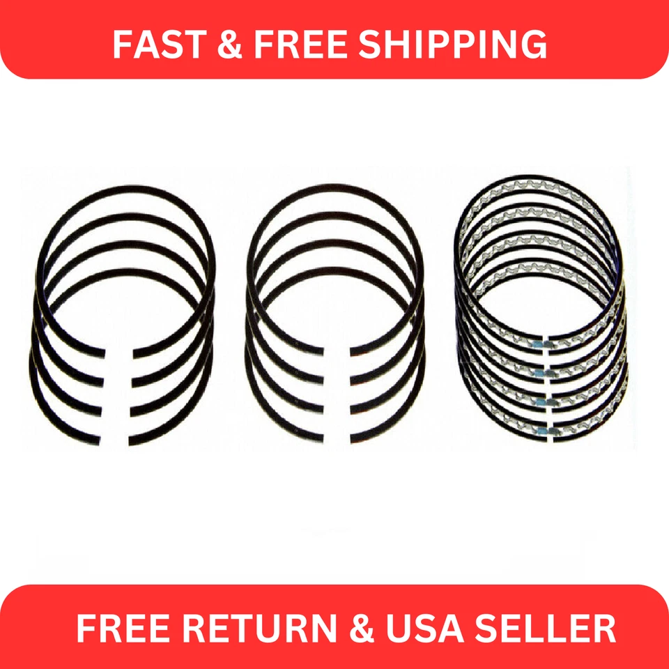 Engine Piston Ring Set Sealed Power E-1018KC - Image 1 of 2