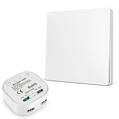 Funkschalter System batterielos Funk-Wand-schalter Funk-Empfänger Lichtschalter - Bild 1 von 4