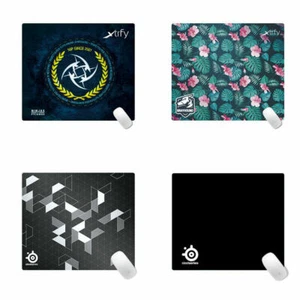 Tapis de souris de jeu en caoutchouc antidérapant noir Steelseries Qck masse chaude lourde - Photo 1/31