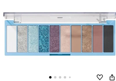 * NEW ELF Perfect 10 Eyeshadow Palette Intergalactic Shimmer Glitter Vegan * - Image 1 of 4