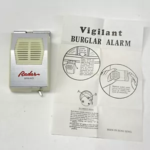 Vintage Tartan Vigilant Burglar Alarm Radar - NOS - Picture 1 of 6