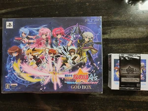 PSP Magical Girl Lyrical Nanoha A's GOD BOX Figure w/ Preorder Bonus Card Puzzle - Picture 1 of 2