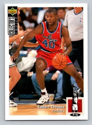 1994-95 Collector's Choice Calbert Cheaney #40 Washington Bullets - Image 1 of 4