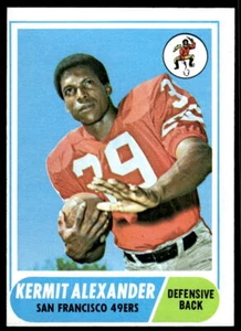1968 Topps #191 Kermit Alexander San Francisco 49ers - Imagen 1 de 2