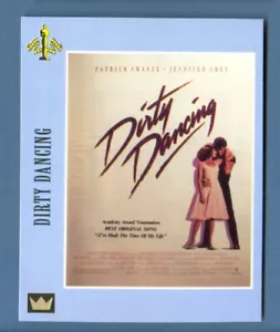 1994 PMC Movie Poster Card #34 DIRTY DANCING Patrick SWAYZE Jennifer GREY - Picture 1 of 2