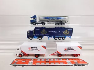 DX484-0.5# 3X Herpa H0 1:87 Model Scania Kaussler Robertet Höllen Sprudel SG - Picture 1 of 5