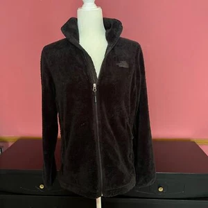 THE NORTH FACE Black Osito Denali Fleece Full Zip Size M - Picture 1 of 11