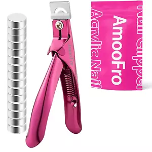 Acrylic False Nail Clippers with Magnets Sizer, Tip Cutter for False Nails - Picture 1 of 12