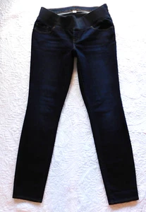 OLD NAVY Maternity '20 ― 8 LONG ― SKINNY Front Low Panel FERN Denim Jeans 8L NEW - Picture 1 of 5